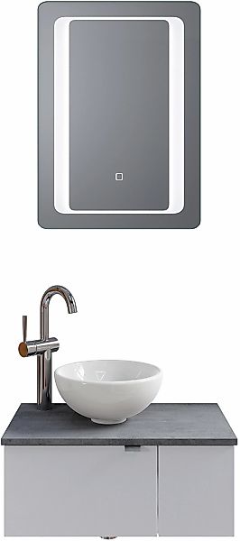 Saphir Badmöbel-Set "Serie 6915" 4 Stk. tlg. Gäste-Bad, 61 cm breit, mit LE günstig online kaufen
