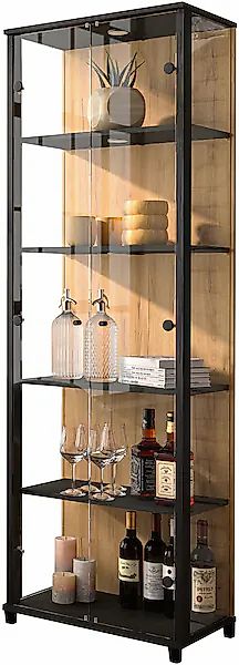 fif möbel Vitrine »OPTIMA« Standvitrine, Vitrinenschrank, Glasvitrine, Samm günstig online kaufen