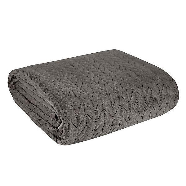 Eurofirany Tagesdecke SI/N/LUIZ4, Samt, Velours, Zopf günstig online kaufen