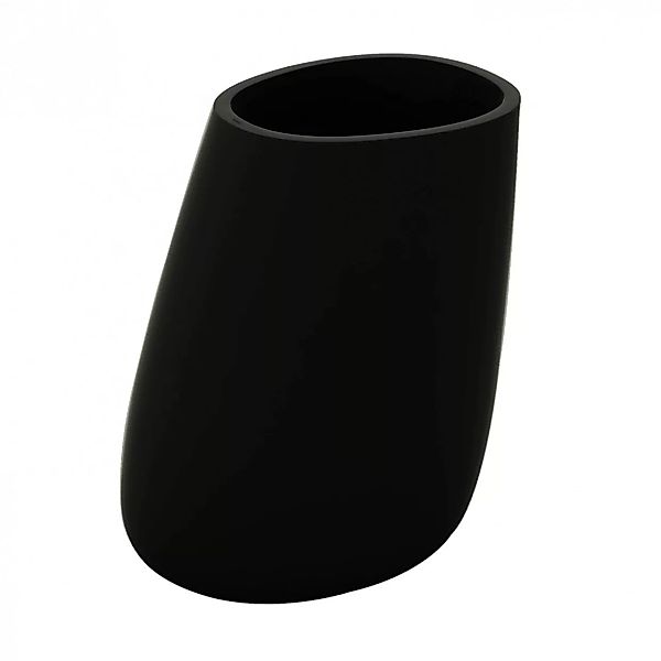 Vondom - Stones 2 Pflanzgefäß - schwarz/glänzend/LxBxH 105x84x120cm günstig online kaufen