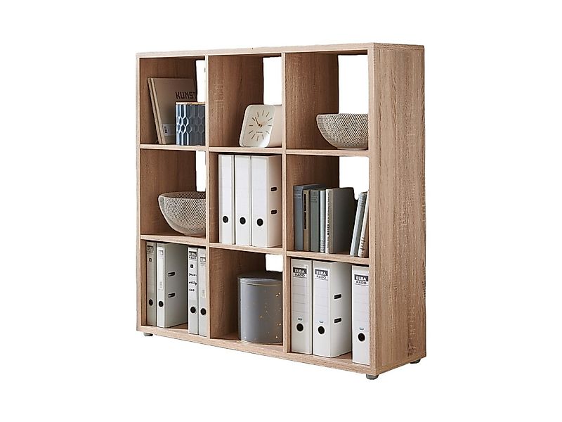 BMG Möbel Standregal NIZZA, Aktenregal, Würfelregal, Raumteiler mit 9 Fäche günstig online kaufen