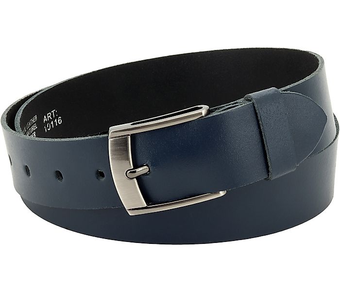COLOGNEBELT Ledergürtel OM531-SL-Dunkelblau MADE IN GERMANY, günstig online kaufen