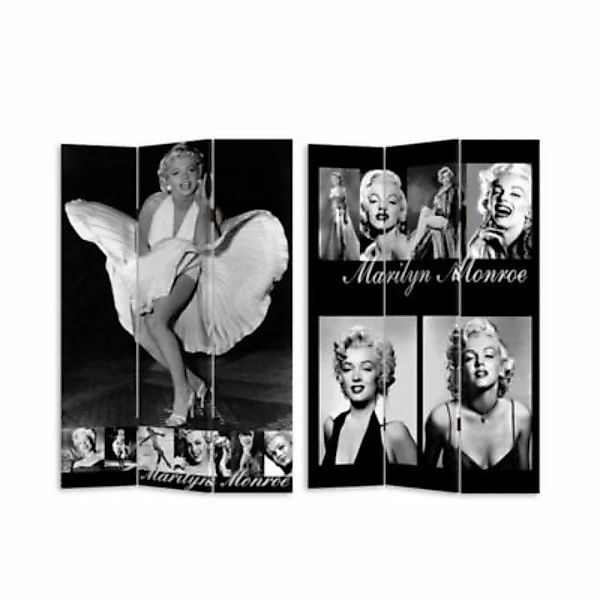 HTI-Line Paravent Marilyn schwarz/weiß günstig online kaufen