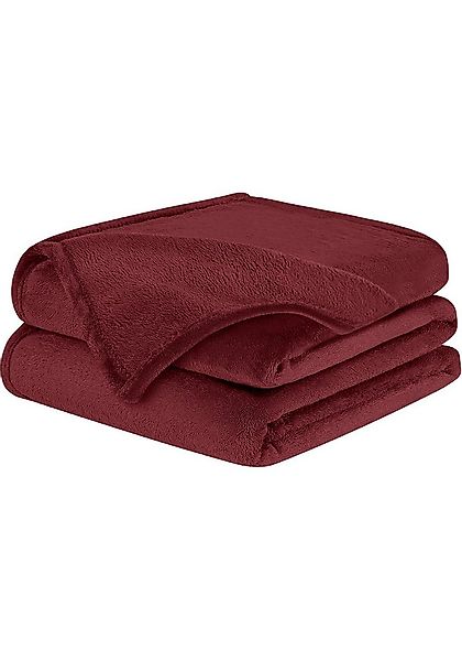 Wohndecke Kuscheldecke Fleecedecke Sofadecke Tagesdecke Bettüberwurf, BRB H günstig online kaufen