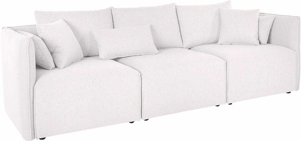 OTTO home 3-Sitzer "Nöre" 3 Teile, in vielen Bezugsqualitäten und Farben s. günstig online kaufen