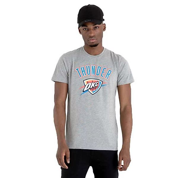 New Era Team Logo Oklahoma City Thunder Kurzärmeliges T-shirt M Grey günstig online kaufen