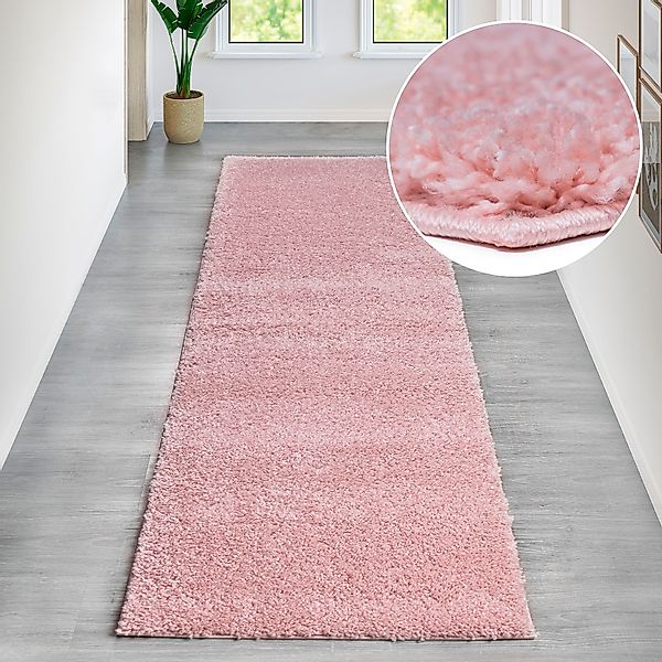Bruno Banani Läufer Shaggy Soft, rechteckig, günstig online kaufen