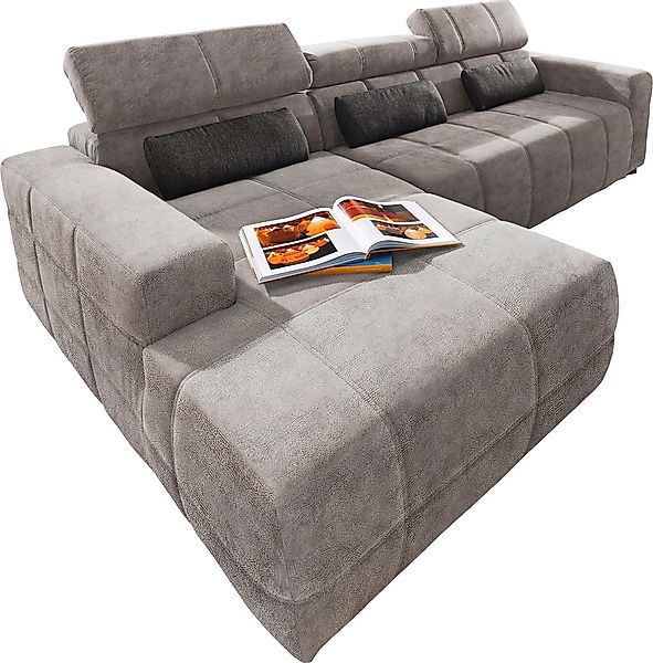 DOMO collection Ecksofa »Brandon große Ausführung B/T/H: 289/177/80 cm, auc günstig online kaufen