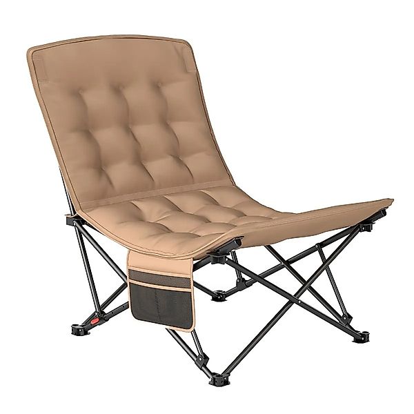 Costway Campingstuhl Faltbar Gepolstert mit Rückenlehne 225 kg günstig online kaufen