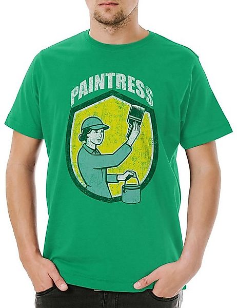 Urban Backwoods Print-Shirt Urban Backwoods Paintress Herren T-Shirt Hellgr günstig online kaufen