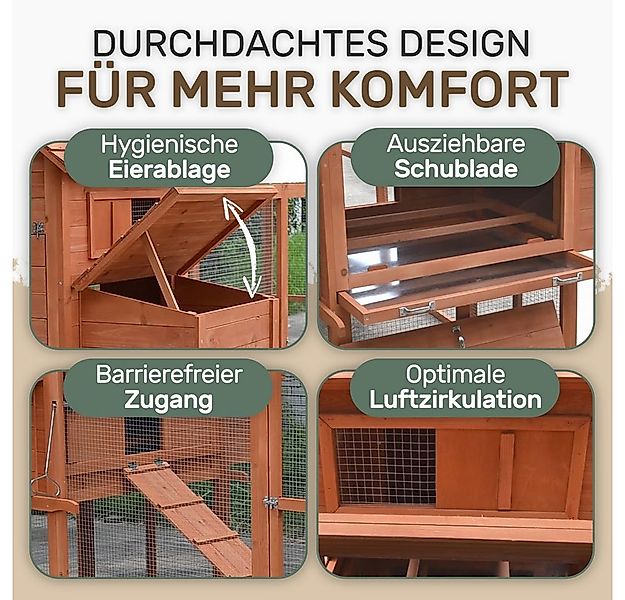 Melko Hühnerstall Geflügelstall Hasenstall Kaninchenkäfig Hühnerhaus Hühner günstig online kaufen