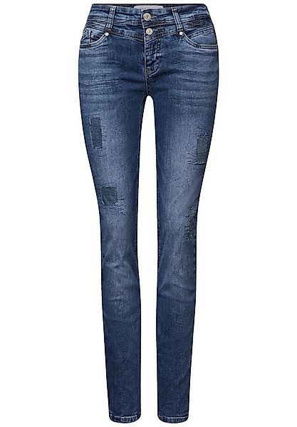 STREET ONE 5-Pocket-Jeans Jeans mit Destroyed Details günstig online kaufen