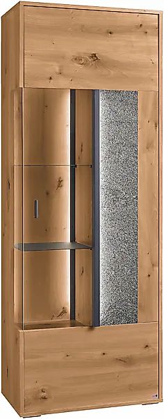 set one by Musterring Vitrine »Deltona« mit Sandsteinelement, inkl. Beleuch günstig online kaufen