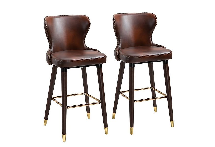 HOMCOM Barhocker Barhocker im 2er Set günstig online kaufen