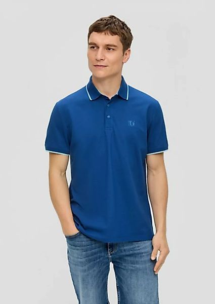 s.Oliver Kurzarmshirt Poloshirt mit Logo Logo günstig online kaufen