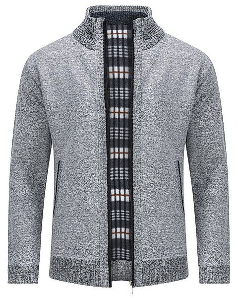 Allthemen Cardigan gefütterte Strickjacke Grobstrick Pullover Warm Übergang günstig online kaufen