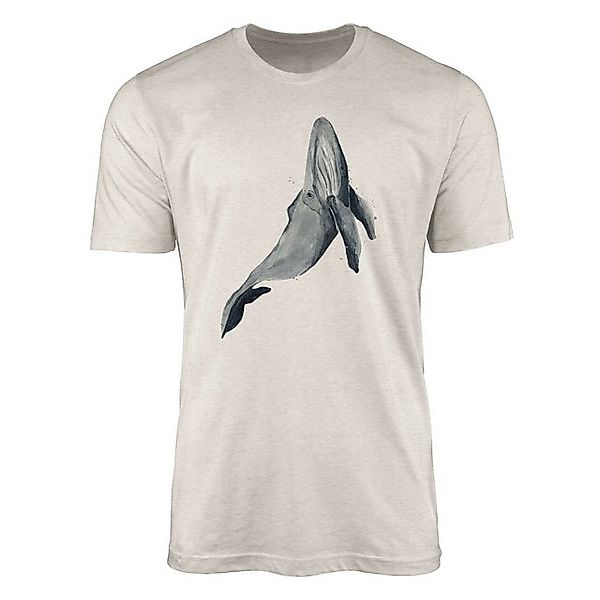 Sinus Art T-Shirt Herren Shirt 100% gekämmte Bio-Baumwolle T-Shirt Buckelwa günstig online kaufen