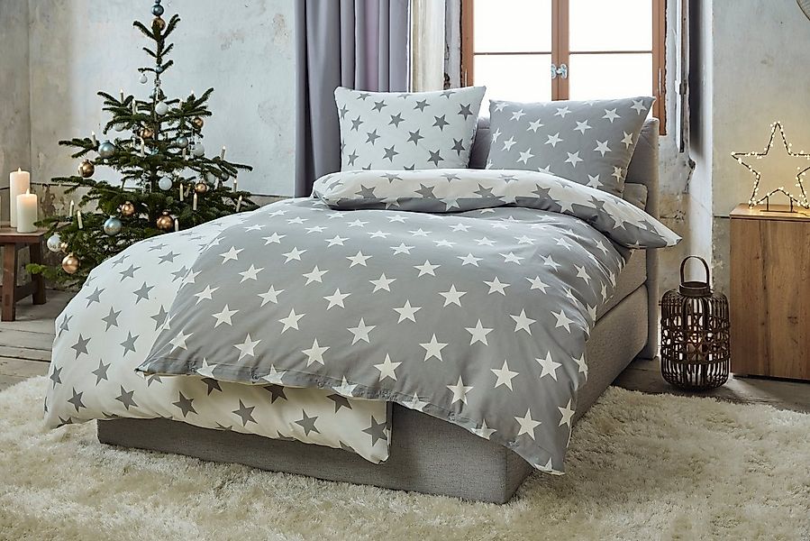 OTTO home Wendebettwäsche STELLA, Polycotton recycelt, 2 teilig, Bettwäsche günstig online kaufen