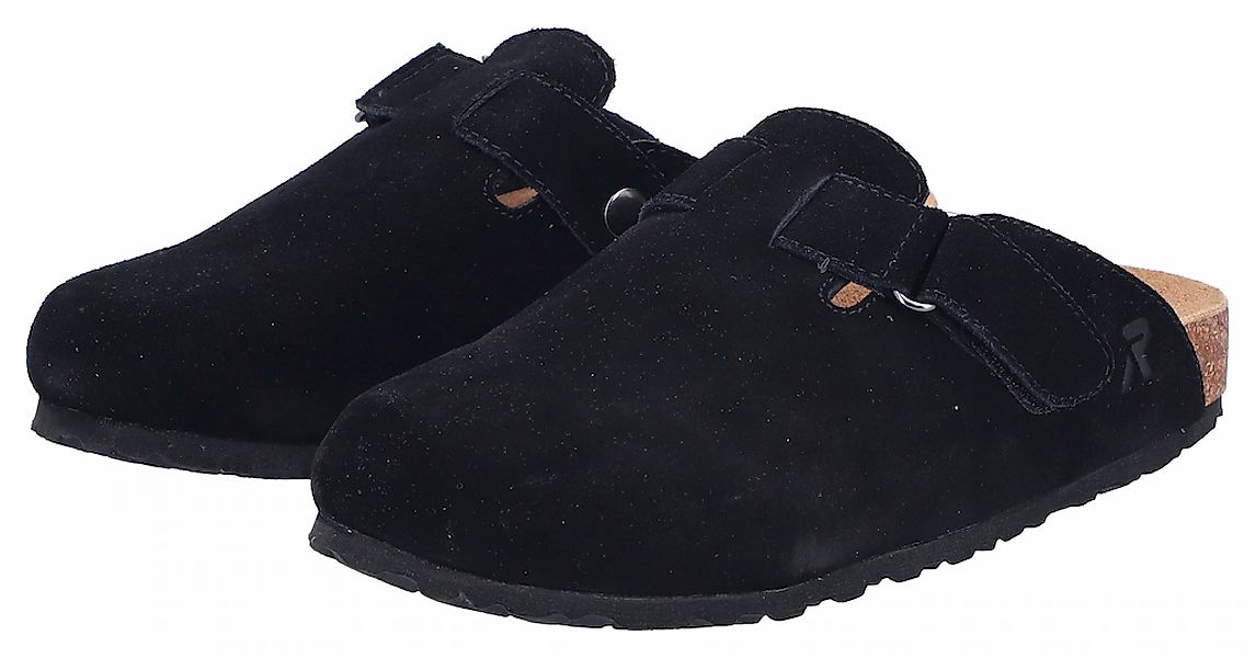 Rieker Clog Pantolette, Hausschuh, Sommerschuh mit Klettriemchen günstig online kaufen
