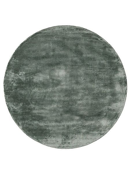 benuta Teppich Nela, rund, Höhe: 6 mm, Viskoseteppich,Teppich Wohnzimmer, S günstig online kaufen
