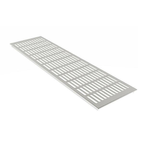 MS Beschläge Alu-Gitter 150 x 600 mm Silber F1 Eloxiert Luftzirkulation günstig online kaufen