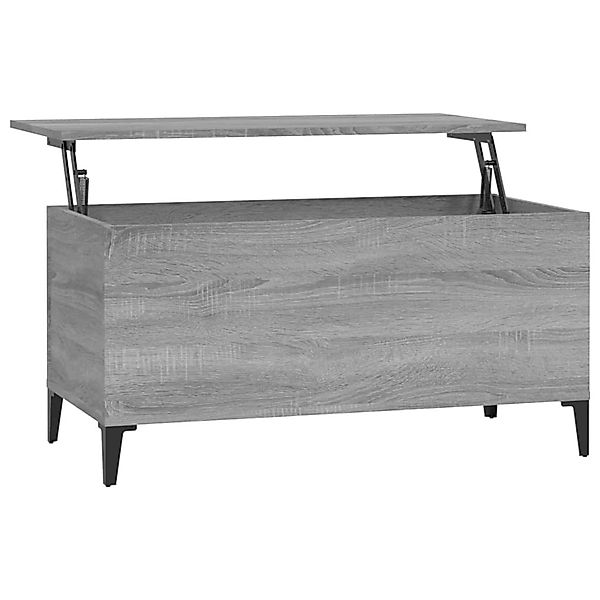 vidaXL Couchtisch Grau Sonoma 90x44,5x45 cm Holzwerkstoff Modell 5 günstig online kaufen