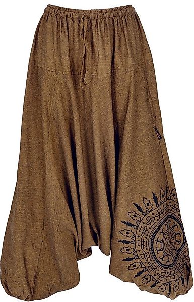 Guru-Shop Relaxhose Haremshose Pluderhose, Pumphose mit Mandala,.. Ethno St günstig online kaufen