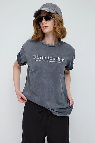 No Matter What T-Shirt Gedrucktes Basic-T-Shirt günstig online kaufen