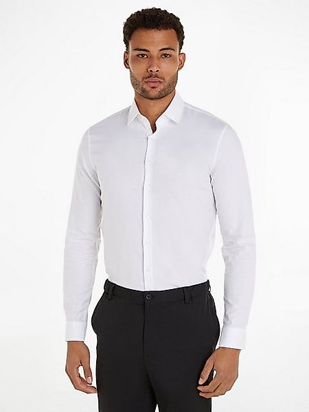 Calvin Klein Langarmhemd "TONAL STRUCTURE SLIM SHIRT" günstig online kaufen