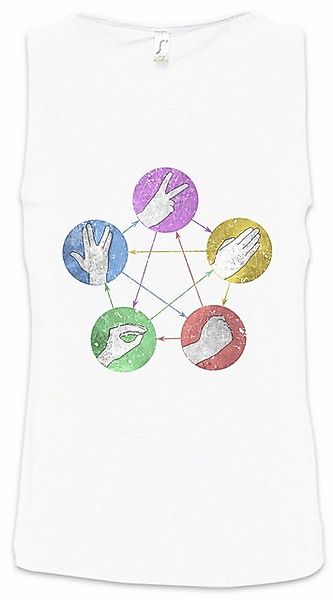 Urban Backwoods Tanktop White Paper & Rock Ärmelloses T-Shirt Big Geek Bang günstig online kaufen