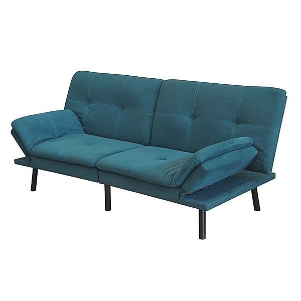 HTI-Living 2-Sitzer Sofa mit verstellbaren Armlehnen Grün, Stück 1 Teile, S günstig online kaufen