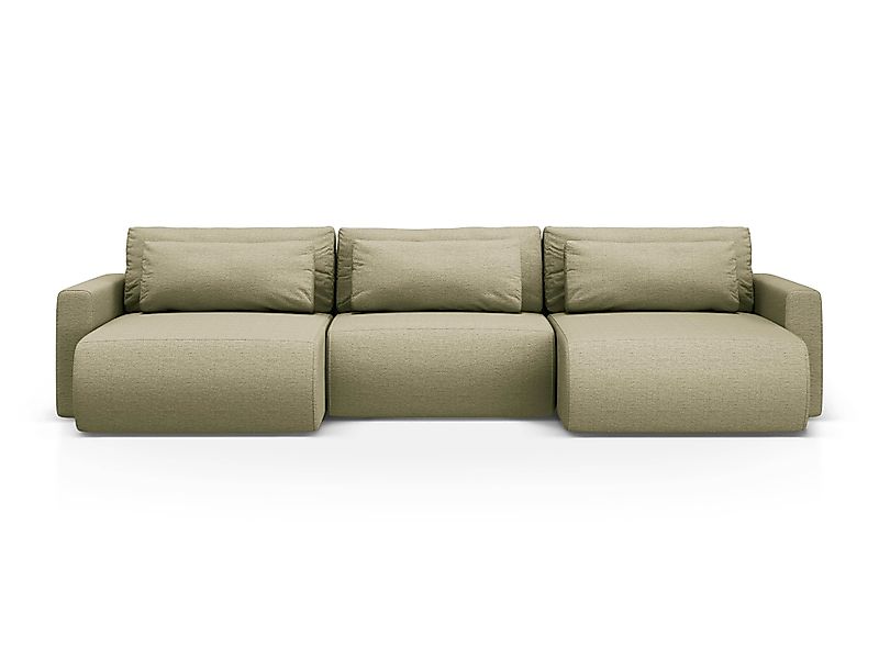 Cosmopolitan Design | U-förmiges Schlafsofa mit Stauraum Belfast günstig online kaufen
