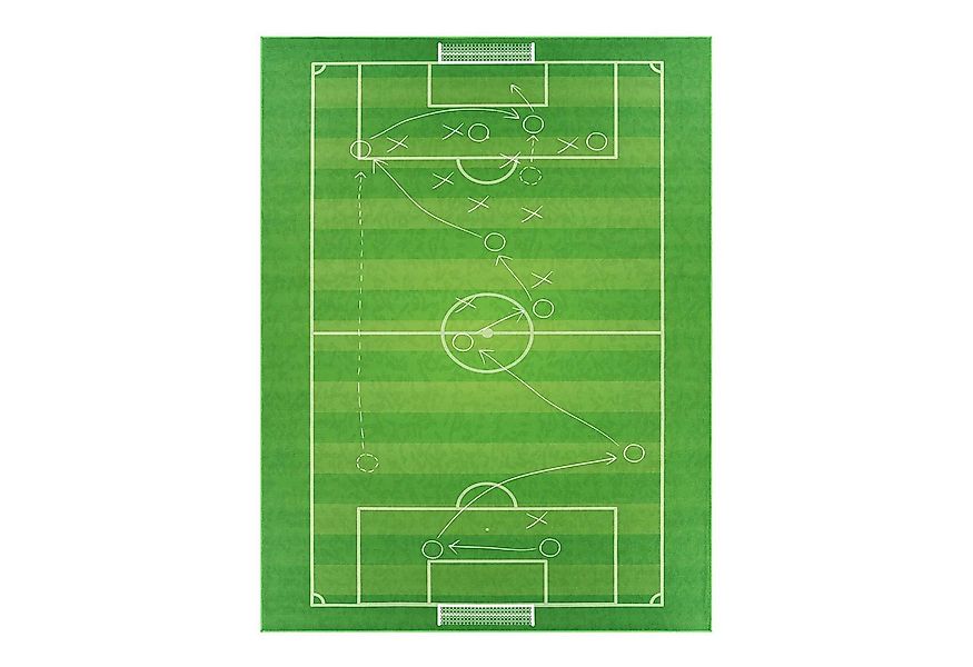 TaraCarpet Kinderteppich Fresh Kids Fußball, rechteckig, Höhe: 5 mm, Fresh günstig online kaufen