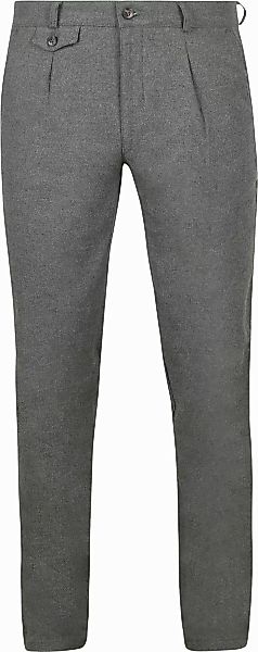 Suitable Chino Pico Pleat Flanel Grau - Größe 98 günstig online kaufen