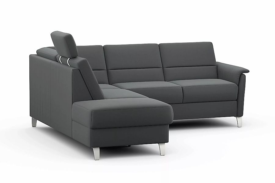 sit&more Ecksofa »Palmera L-Form«, Federkern, wahlweise mit Bettfunktion un günstig online kaufen