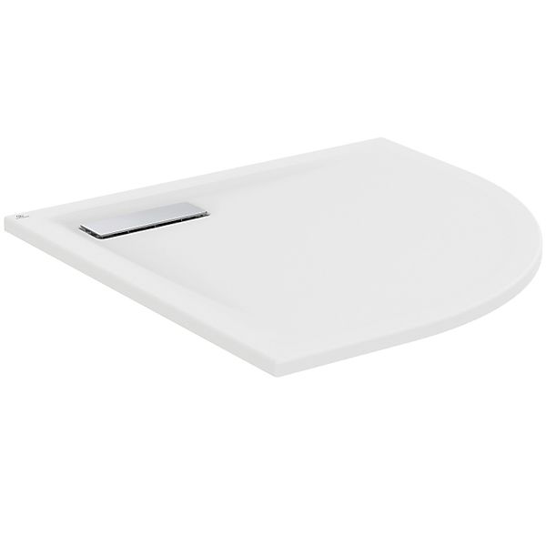 Ideal Standard Duschwanne Extraflach Viertelkreis 80 cm x 80 cm Seidenweiß günstig online kaufen