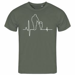 deinshirt Print-Shirt Herren T-Shirt Herzschlag Vater günstig online kaufen