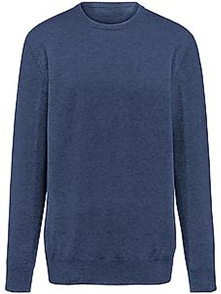 Pullover aus 100% Premium-Kaschmir Peter Hahn blau günstig online kaufen