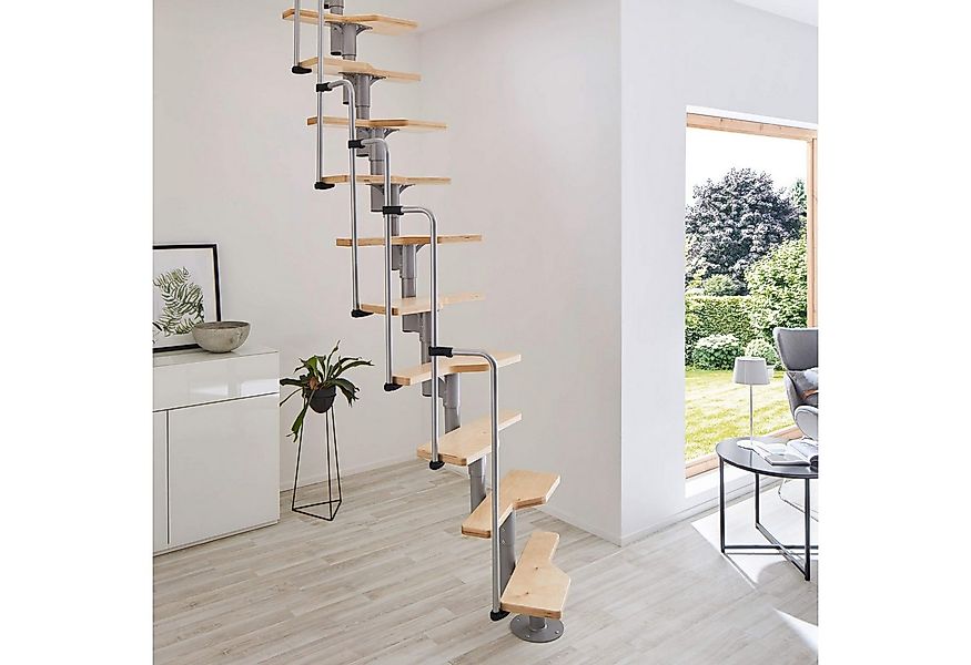 Treppen Intercon Raumspartreppe Minka Twister, für Geschosshöhen bis 315,00 günstig online kaufen