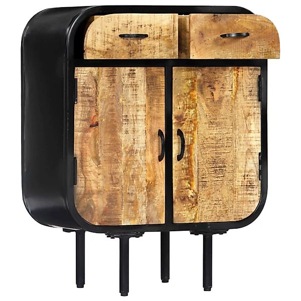 Sideboard 60×30×75 Cm Mango-massivholz Und Eisen günstig online kaufen
