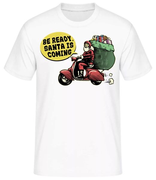 Santa Is Coming · Männer Basic T-Shirt günstig online kaufen