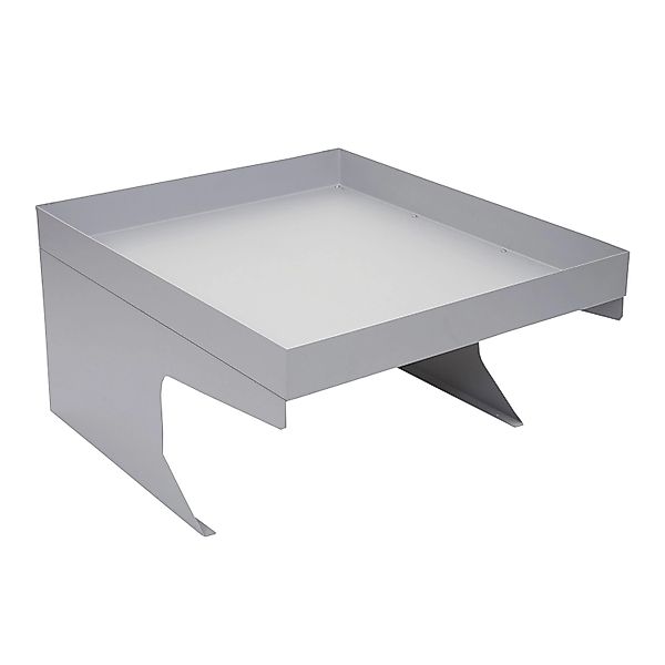 PROREGAL Mähroboter-Garage Mit Pflanzkasten 37x60x70cm Metall Grau günstig online kaufen