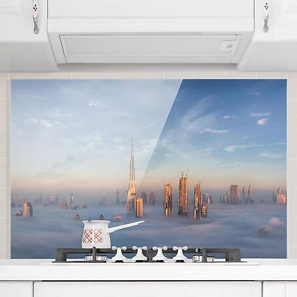 Glas Spritzschutz Architektur & Skyline - Querformat 3:2 Dubai über den Wol günstig online kaufen