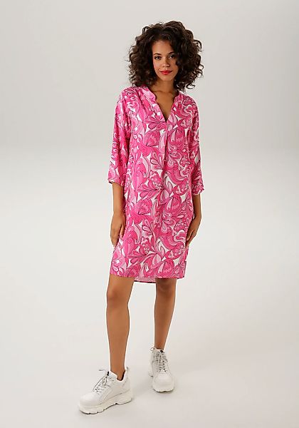 Aniston CASUAL Sommerkleid mit farbharmonischem, graphischem Druck günstig online kaufen