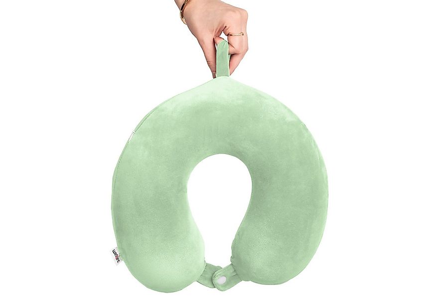 WINLIFE Reisekissen Memory Foam Nackenhörnchen Reisekissen Nackenrolle für günstig online kaufen