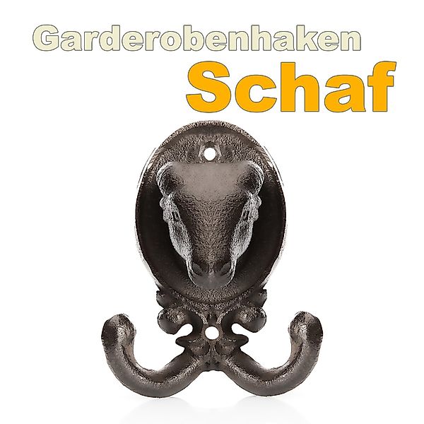 BigDean Kleiderhaken 2 Stück Wandhaken Schaf günstig online kaufen