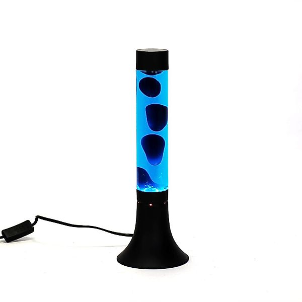 Licht-Erlebnisse Lavalampe YVONNE, Warmweiß, Tischlampe Blau günstig online kaufen