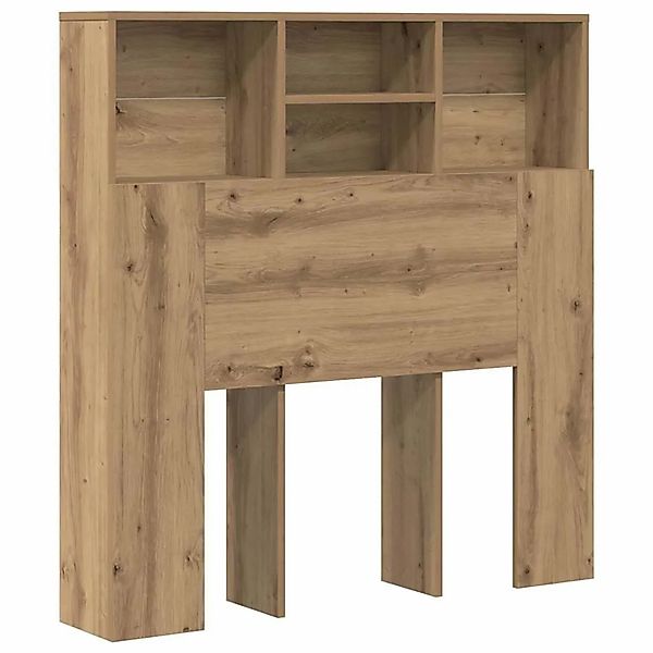 vidaXL Kopfteil Schrank mit Regal Artisan-Eiche 100 x 19 x 103,5 cm 879445 günstig online kaufen
