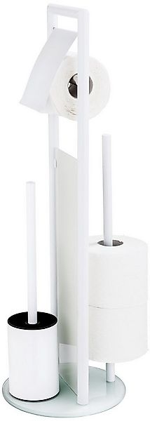 WENKO WC-Garnitur Ravina, Stand WC-Garnitur, Toilettenpapierhalter, Rollenh günstig online kaufen