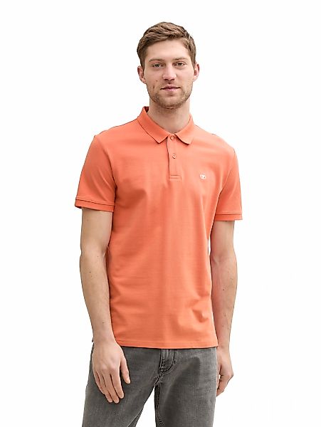 TOM TAILOR Poloshirt, mit Knopfleiste und Logo günstig online kaufen